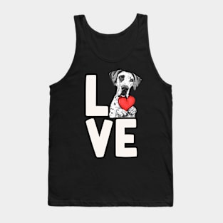 Love Great Dane Tank Top